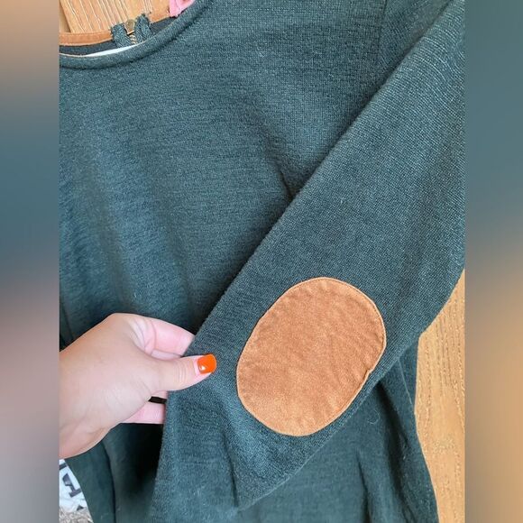 Hunter green patch elbow long sleeve size small - Picture 3 of 4